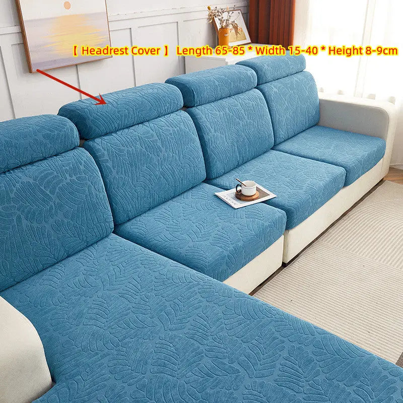Housse Assise Protectrice ELASTO Rosemary Lake Blue-Head pillowcase