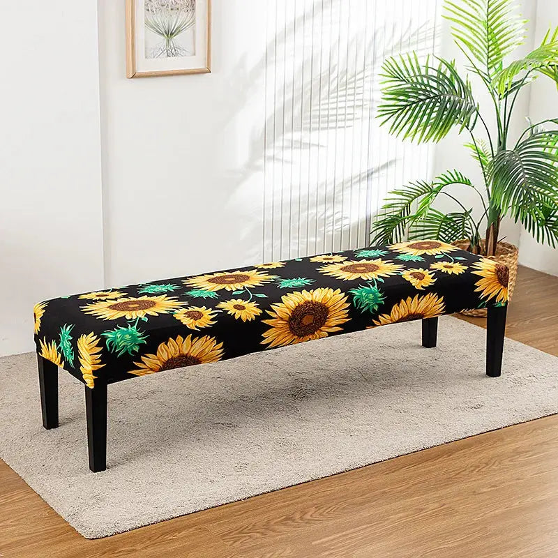 Housse Banquette Florale Extensible FLORINA Housse de France