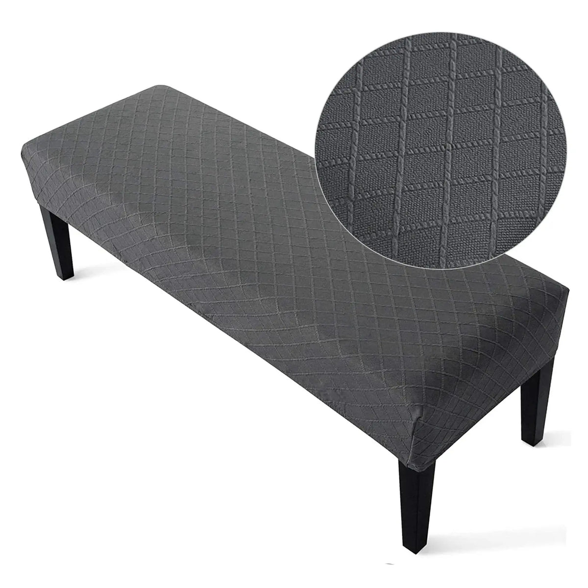 Housse Banquette Velours Extensible VELVBEN Housse de France