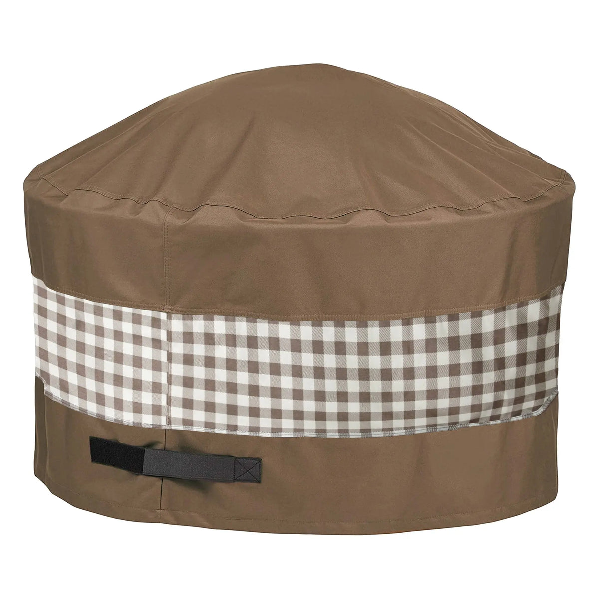 Housse Barbecue Imperméable OXFORDIX Coffee Plaid-44Dx24H Inch