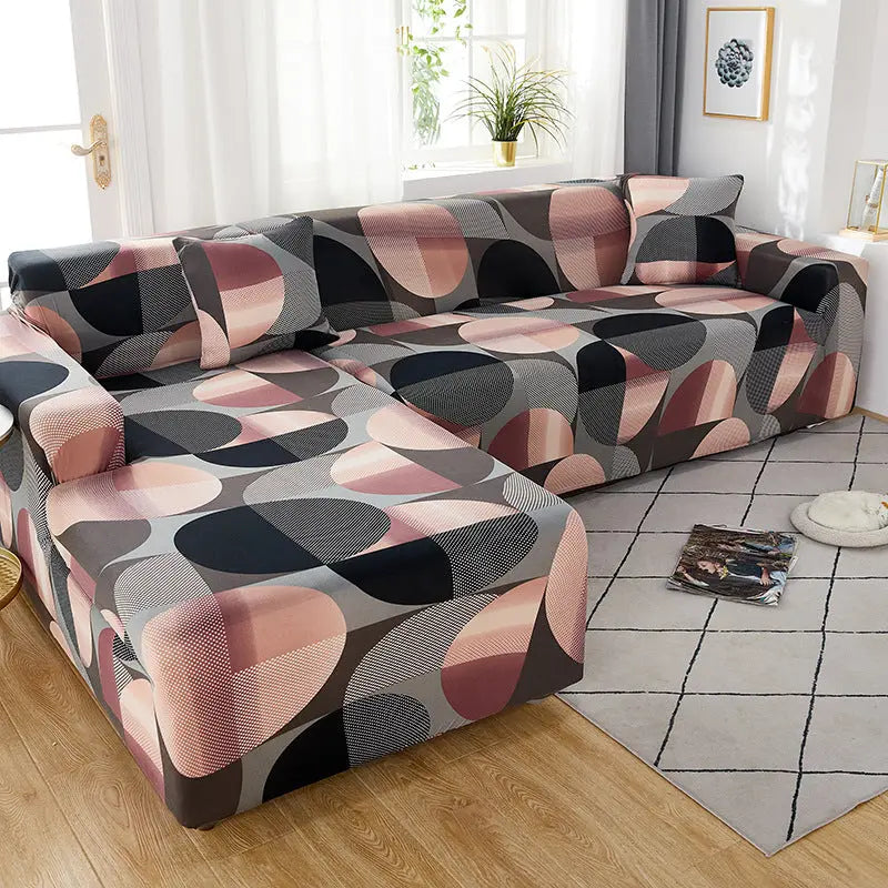 Housse Canapé Extensible ALLIVA Dot Life-45x45cm Pillowcase 2Pcs