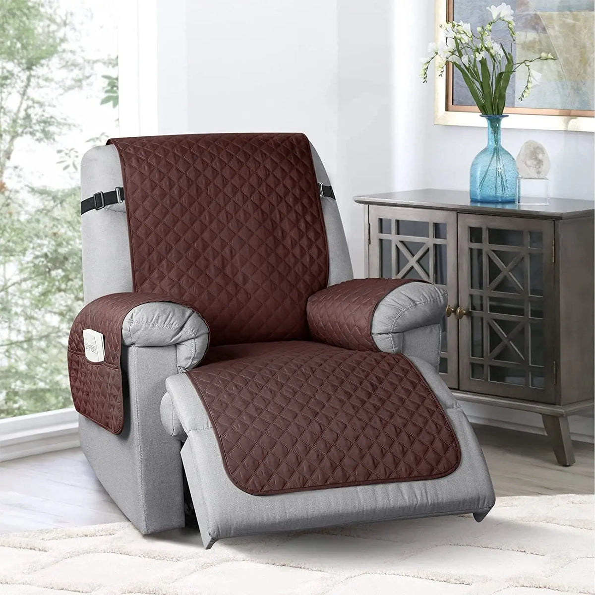Housse Canapé Imperméable NERU Brown-Single