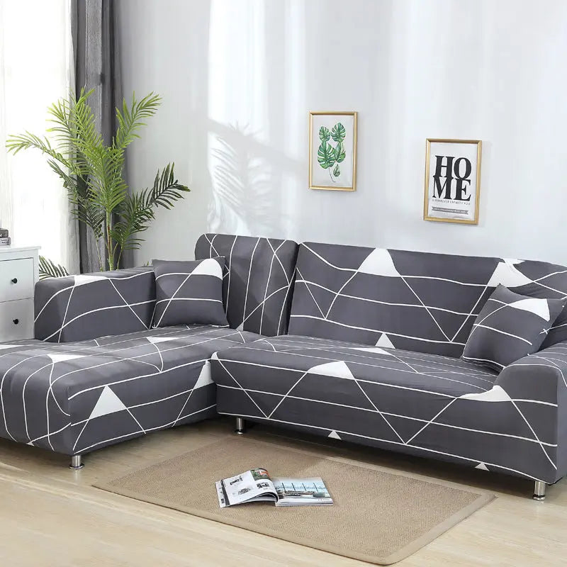 Housse Canapé Moderne FLEXI Gray Space-2pillow cores