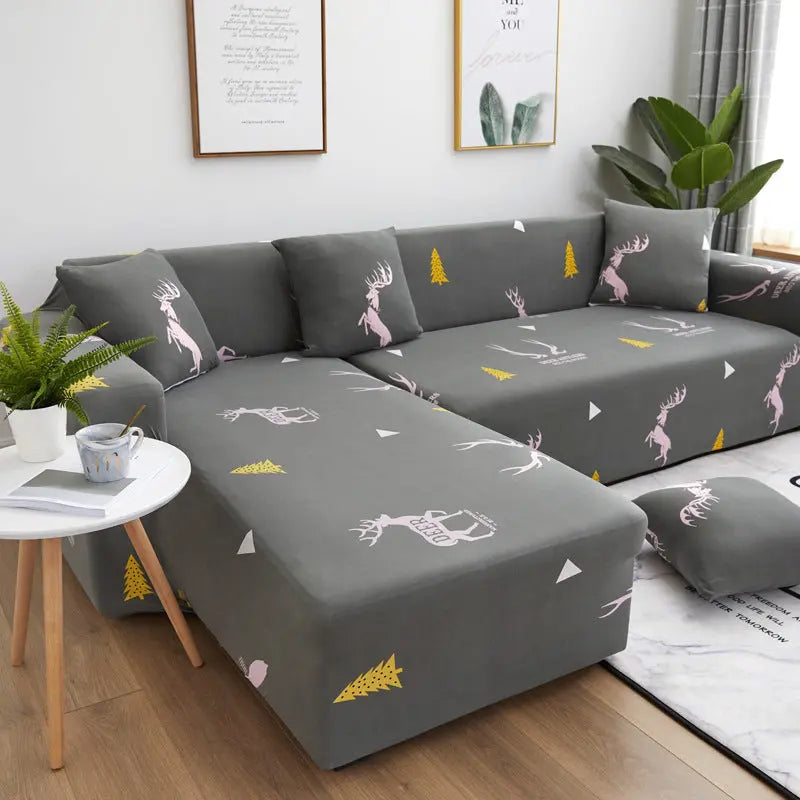 Housse Canapé Moderne GEOMETRO Bstyle-90to140cm