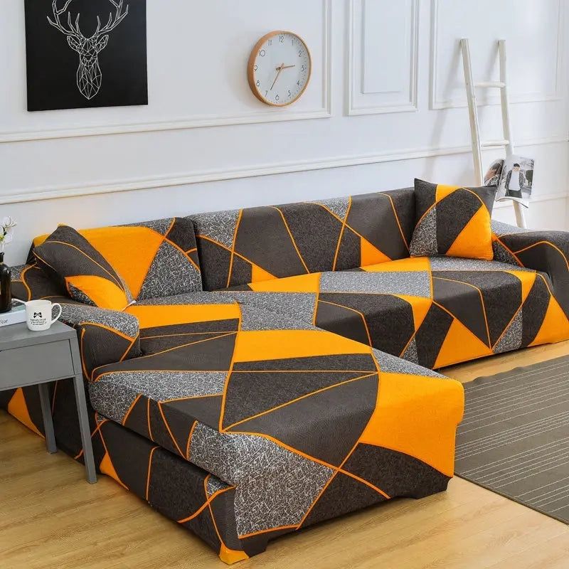 Housse Canapé Moderne NOVALUX Triangle Piece-Triple 195to230