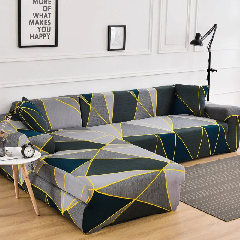 Housse Canapé Moderne NOVALUX Green Grey-Double 145to190