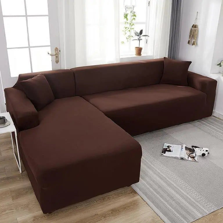 Housse Canapé Moderne ZERAX Dark brown-190x230cm