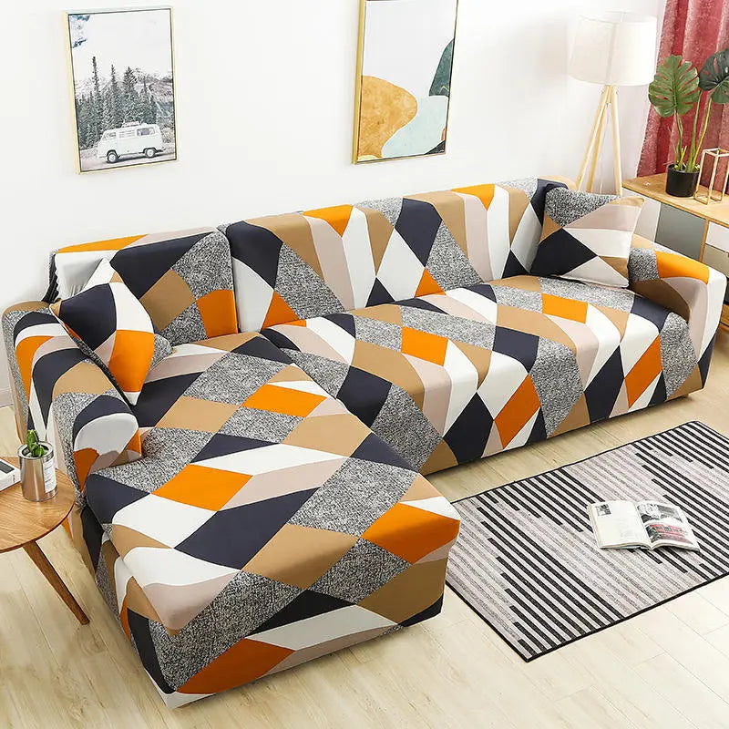 Housse Canapé Modulaire SOFANGEO Time and space fragments-235to300cm