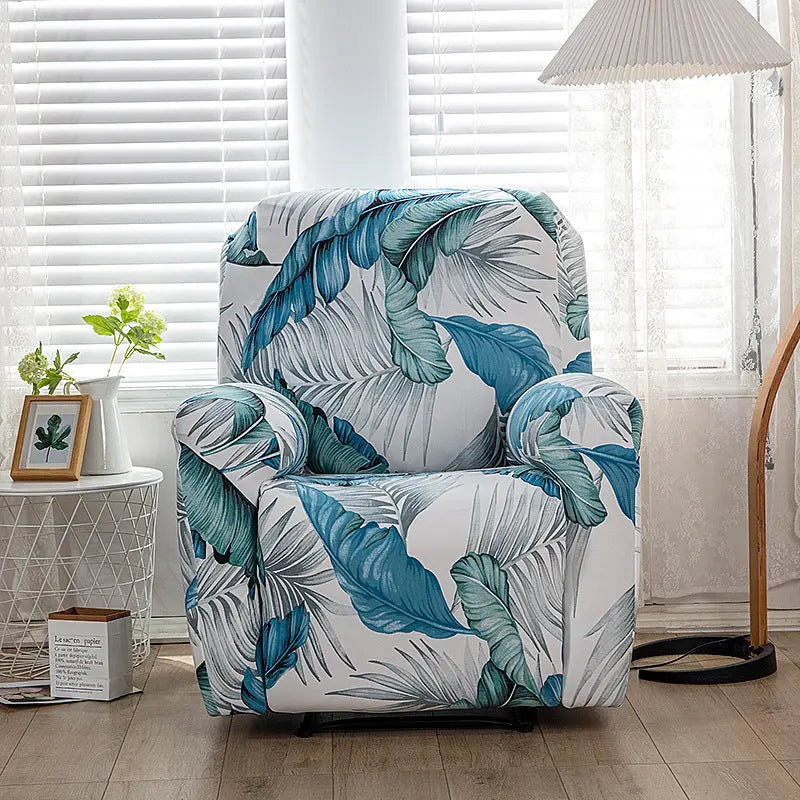 Housse Canapé Relax Imprimée LUXORA Quiet orchids-Chair cover 4piece set