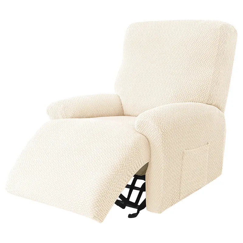 Housse Canapé Relax Moderne VELASI 01 Beige-Three person seat
