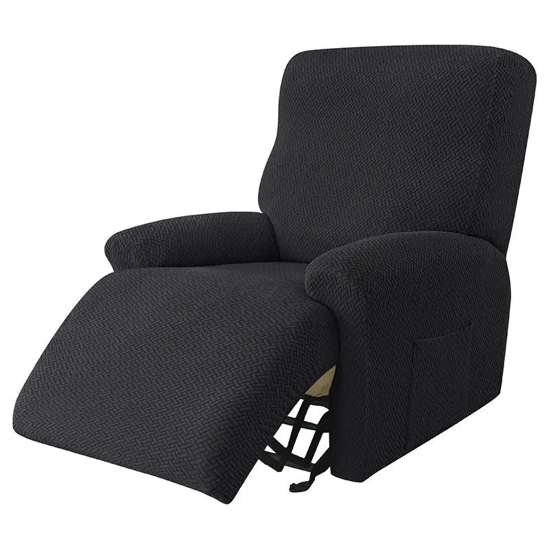 Housse Canapé Relax Moderne VELASI 05 Black-Three person seat