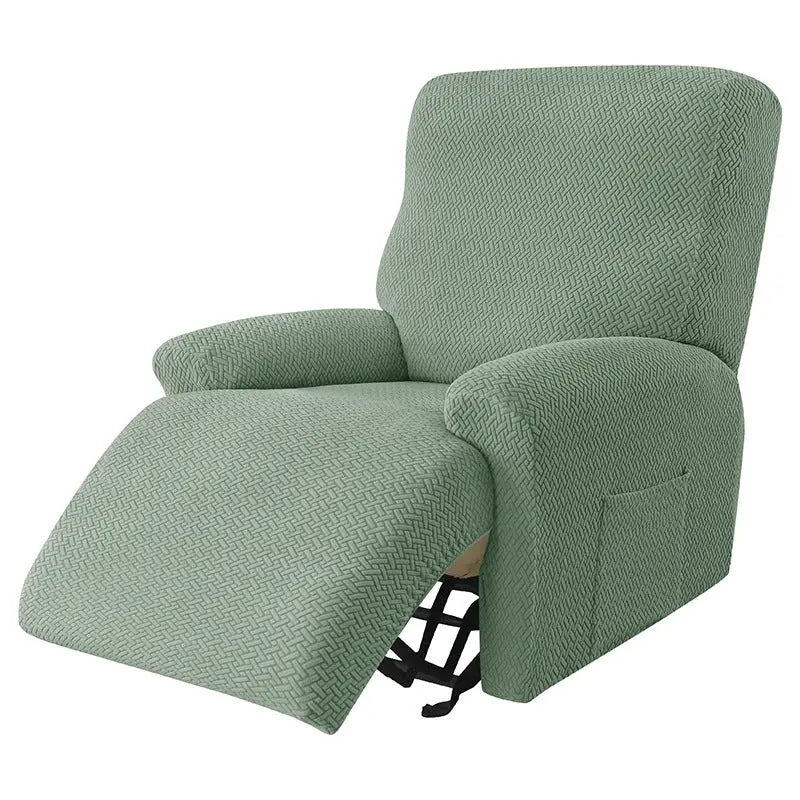 Housse Canapé Relax Moderne VELASI 07 Green-Four person seating
