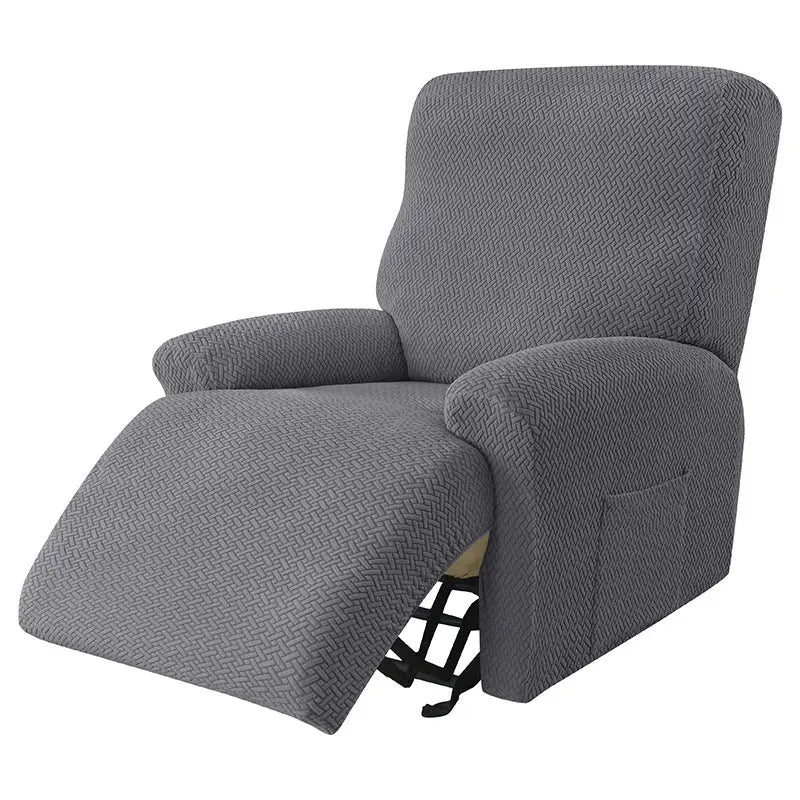 Housse Canapé Relax Moderne VELASI 08 Dark Gray-Three person seat