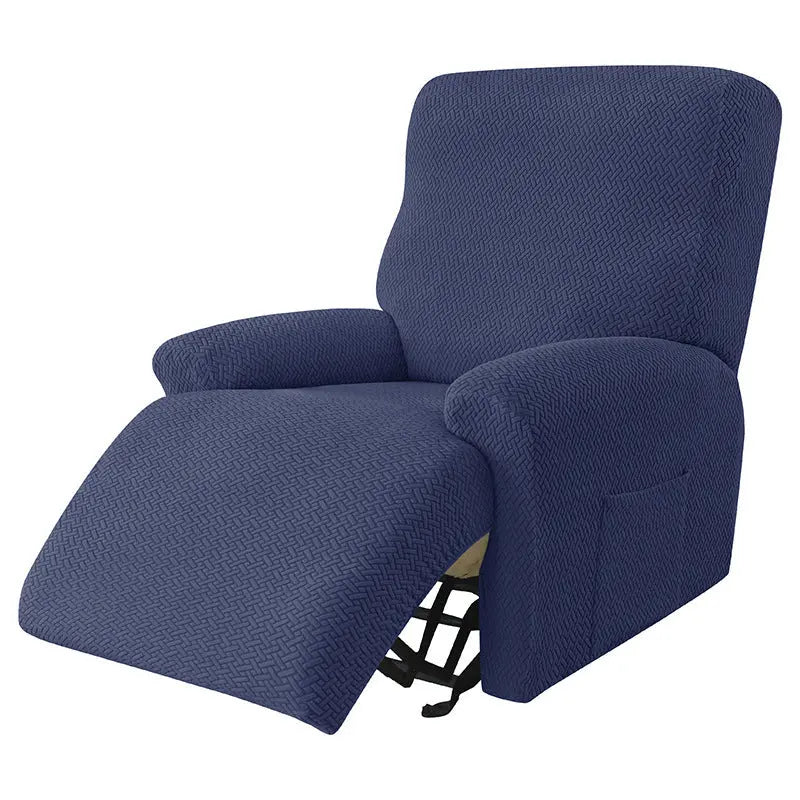 Housse Canapé Relax Moderne VELASI 12 Navy Blue-Three person seat