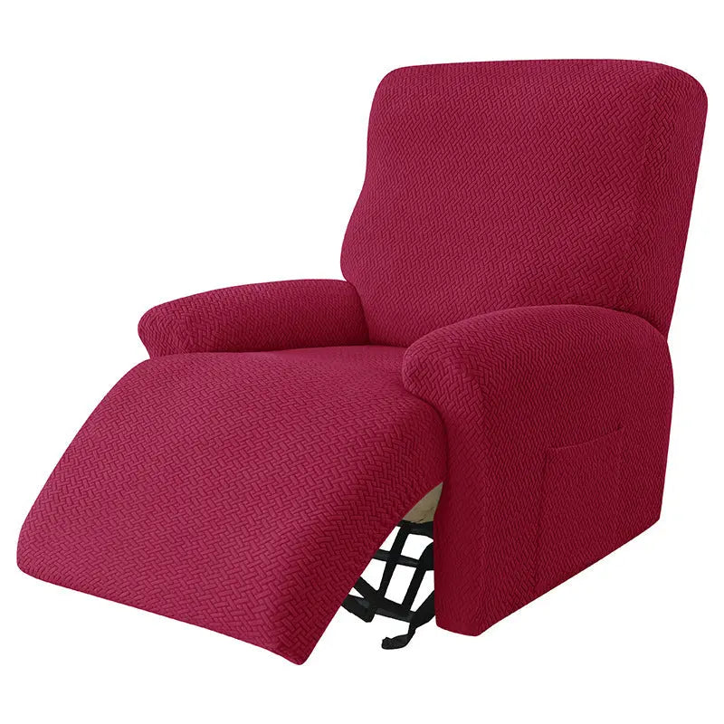 Housse Canapé Relax Moderne VELASI 21 Wine Red-Three person seat
