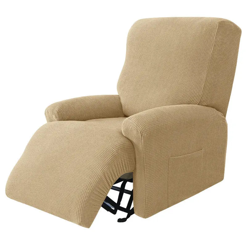 Housse Canapé Relaxable Élastique FLECOS Khaki-Single Seat