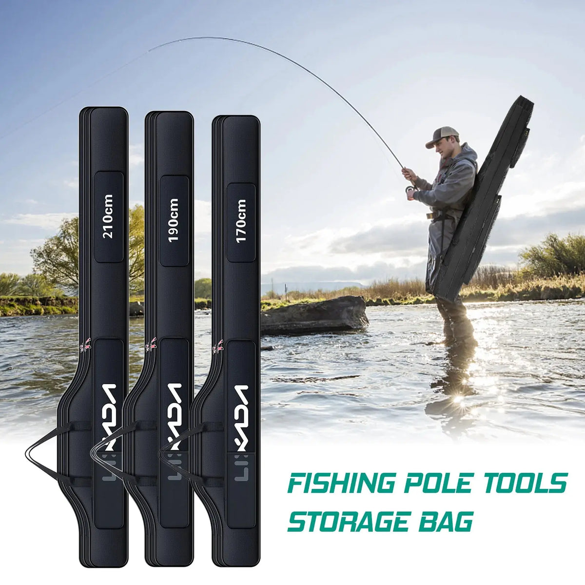 Housse Canne Pêche Durable FISHLY Housse de France