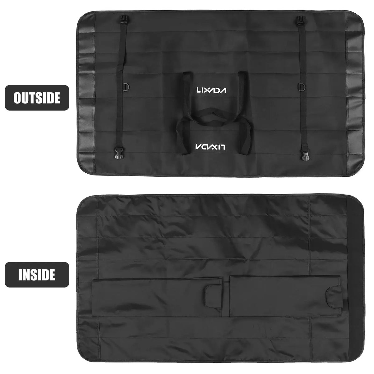 Housse Canne Pêche Nylon Pliable XELIN Housse de France