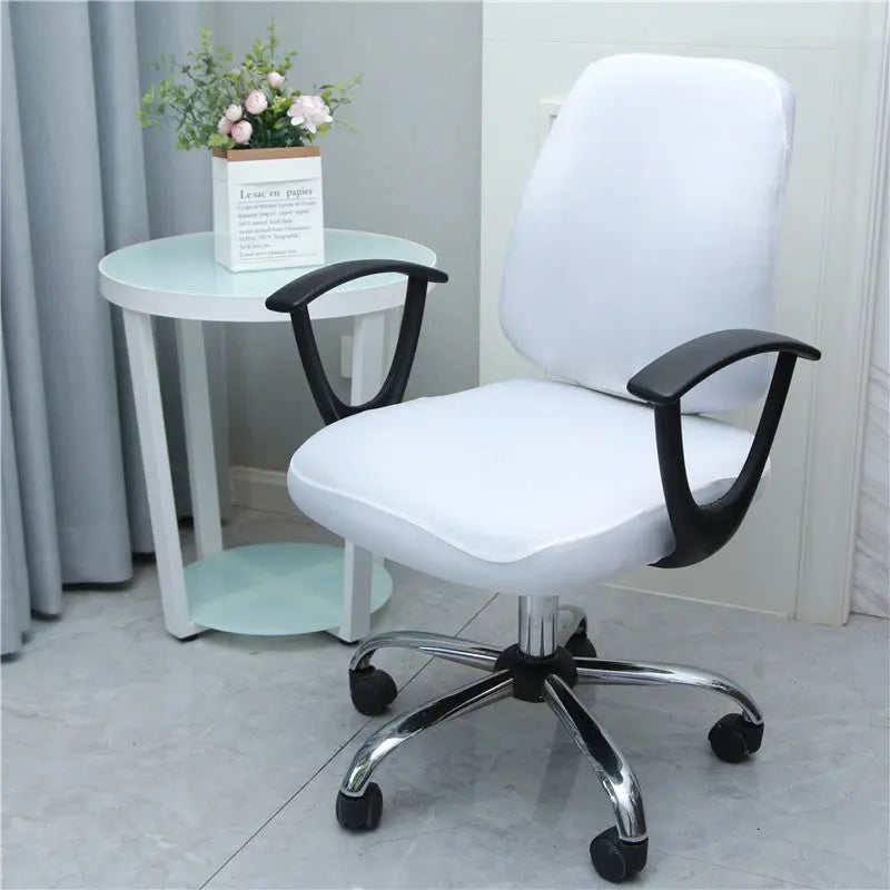 Housse Chaise Élastique COLORZ White Split-Average Size