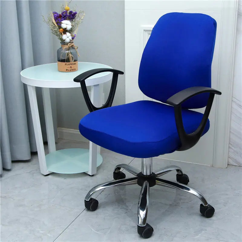 Housse Chaise Élastique COLORZ Sapphire Blue Split-Average Size