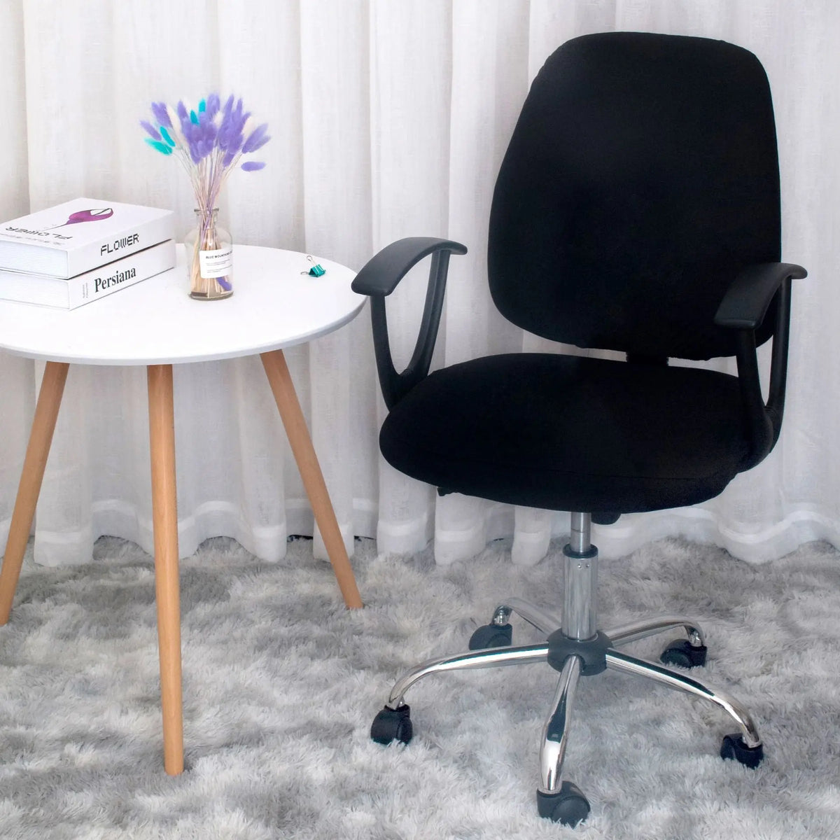 Housse Chaise Élastique RESTYLE Black-Free Size