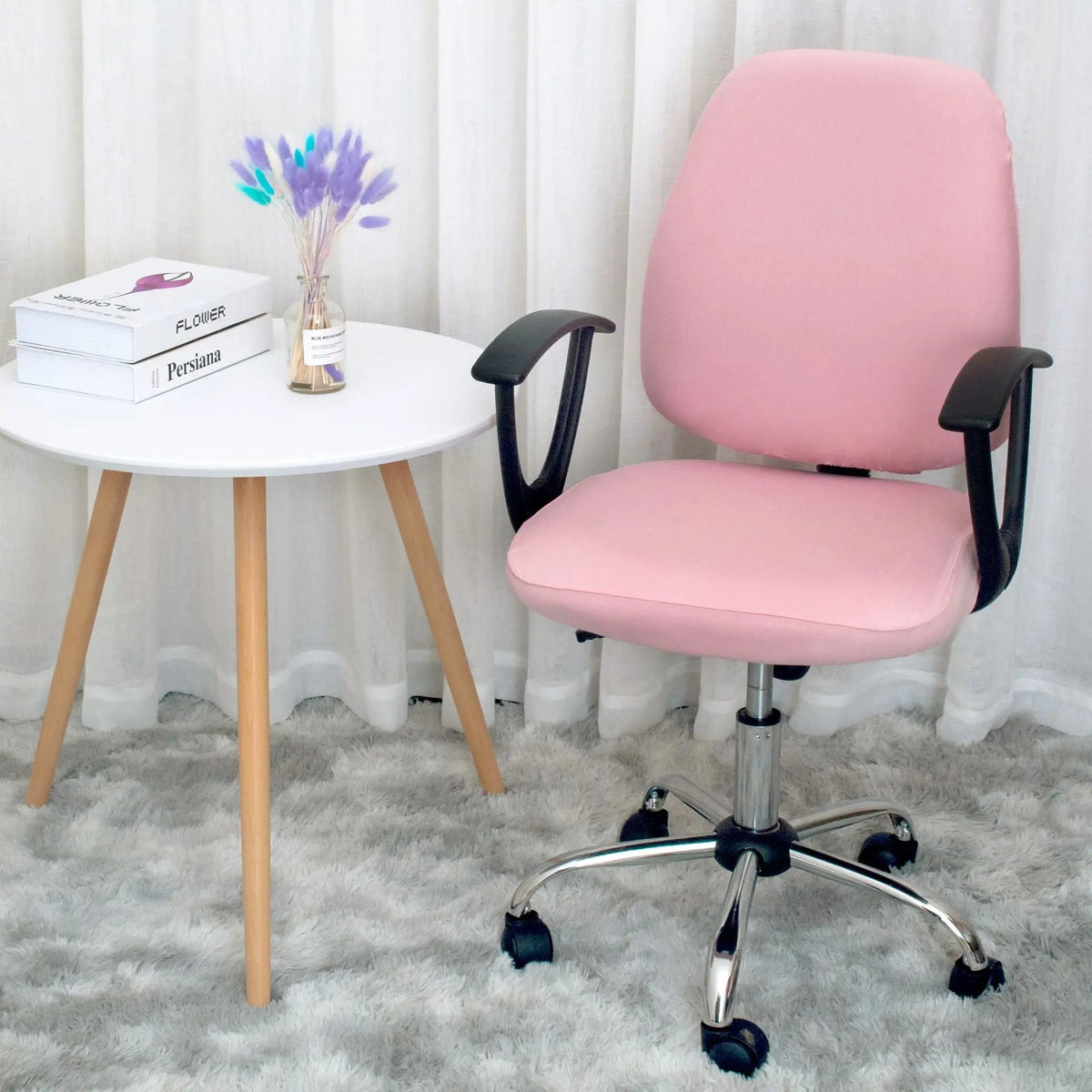 Housse Chaise Élastique RESTYLE Pink Color-Free Size