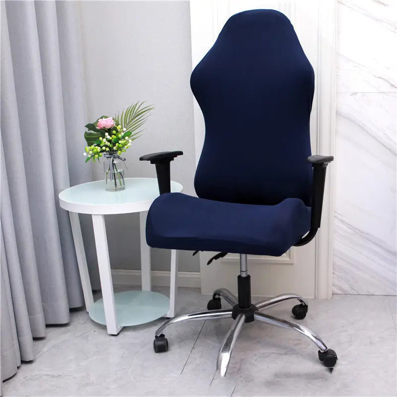 Housse Chaise Ergonomique Extensible ZORVAX Navy Blue