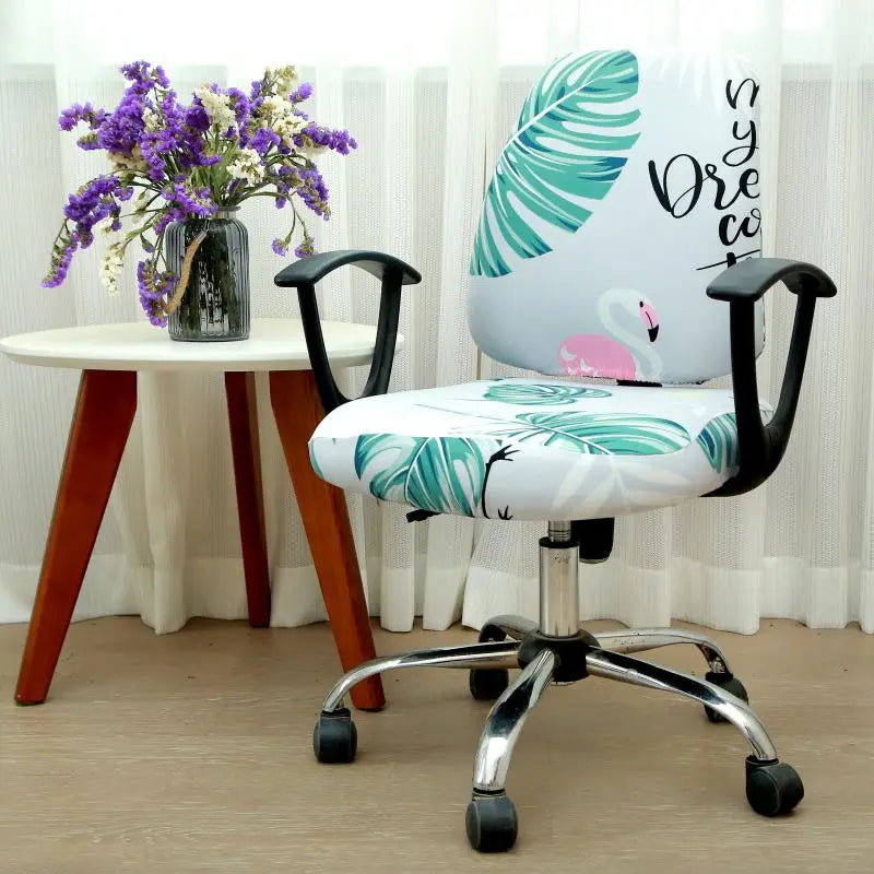 Housse Chaise Extensible SPLITO Flamingo