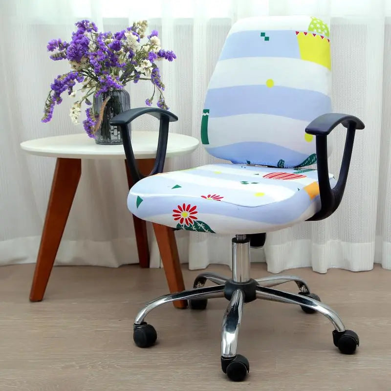Housse Chaise Extensible SPLITO Cactus