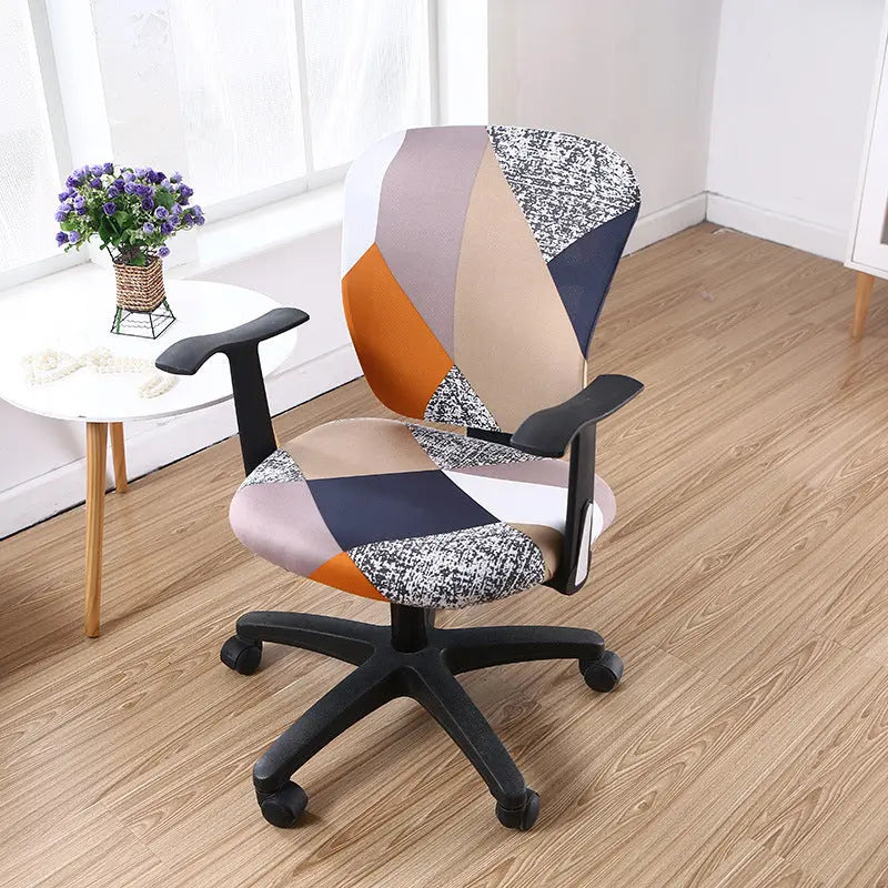 Housse Chaise Moderne STRIPES Rubik's Cube-Split Chair Cover