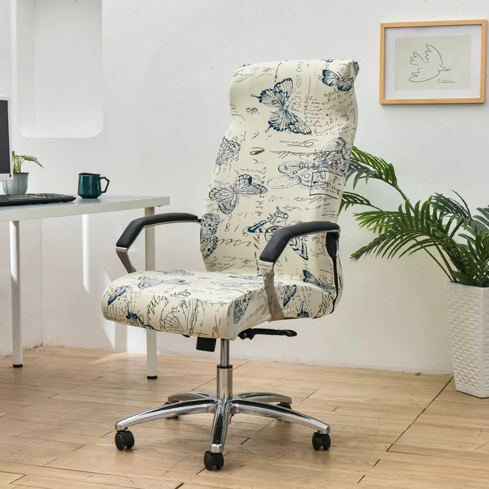 Housse Chaise Rotative ZELFOR Colorful Butterfly-L