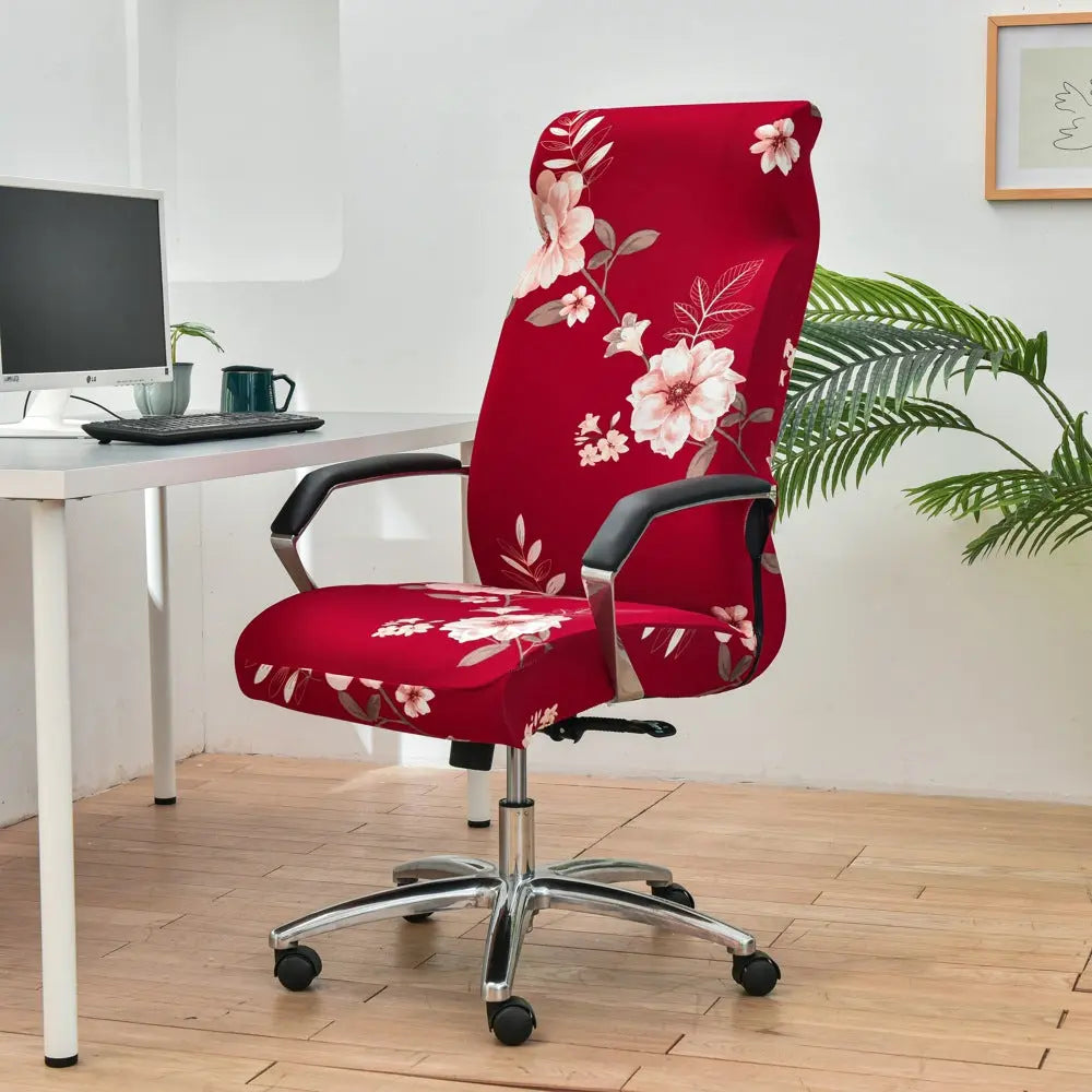 Housse Chaise Rotative ZIBOR Fanghua Red-L