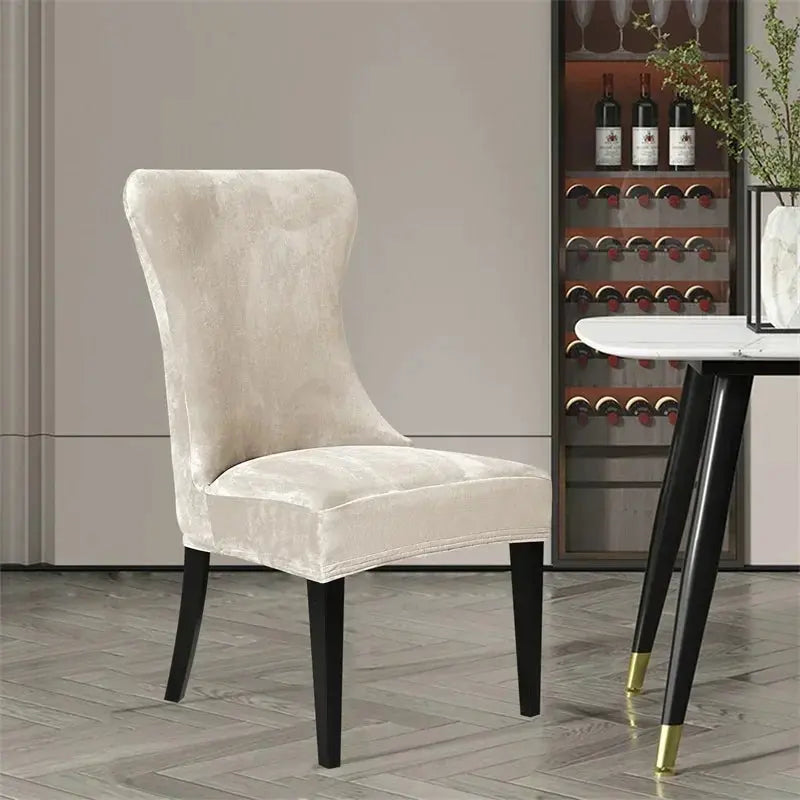 Housse Chaise Velours Doux YUKANA Housse de France