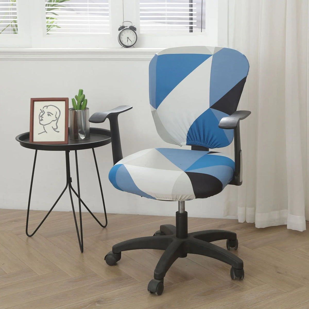 Housse Chaise Élastique MILKIA Blue-Split Universal
