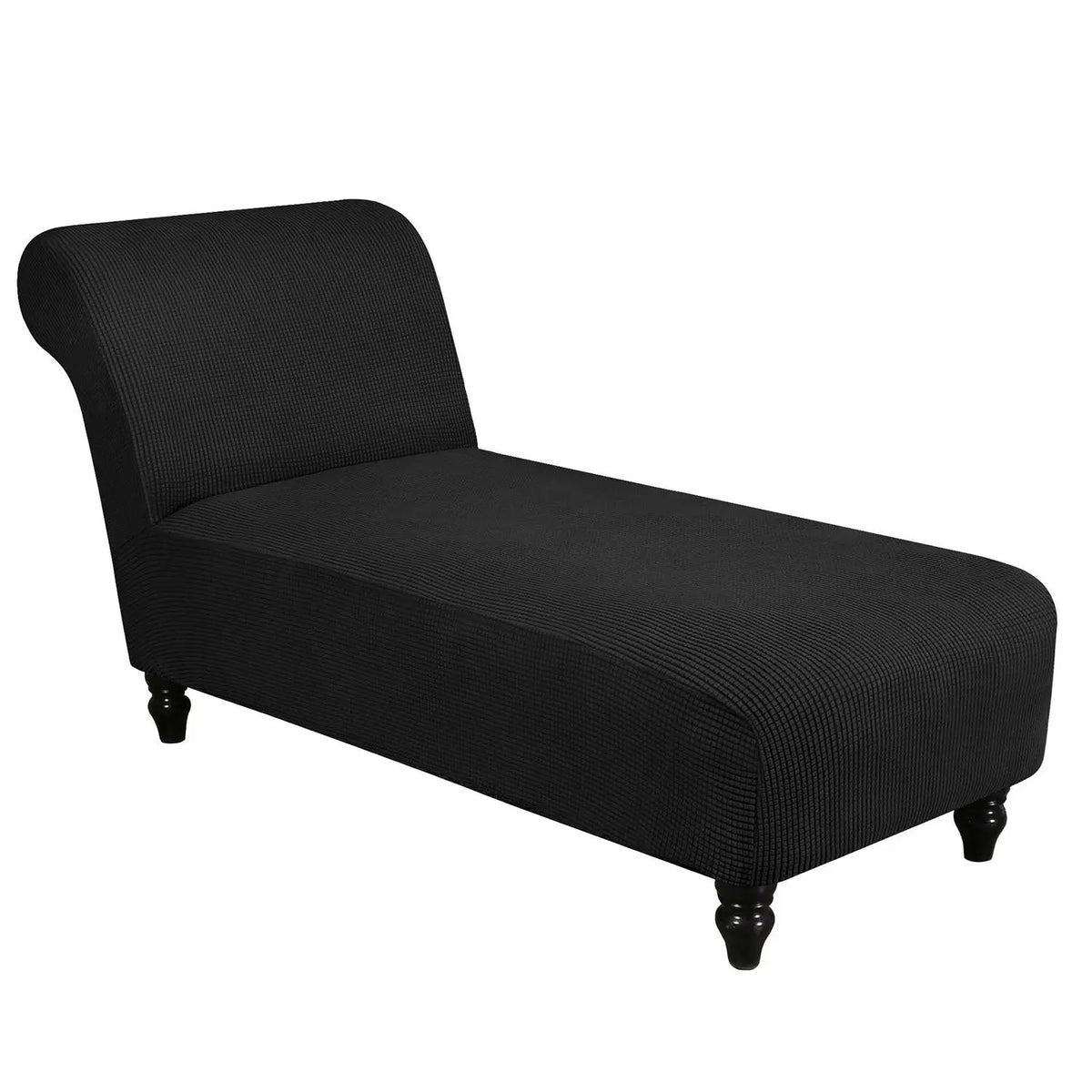 Housse Fauteuil Extensible MORNA Black-No Armrest