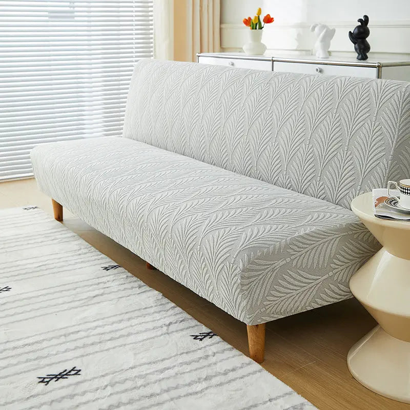 Housse Clic Clac Velours YELIAN Light Gray-Large Size
