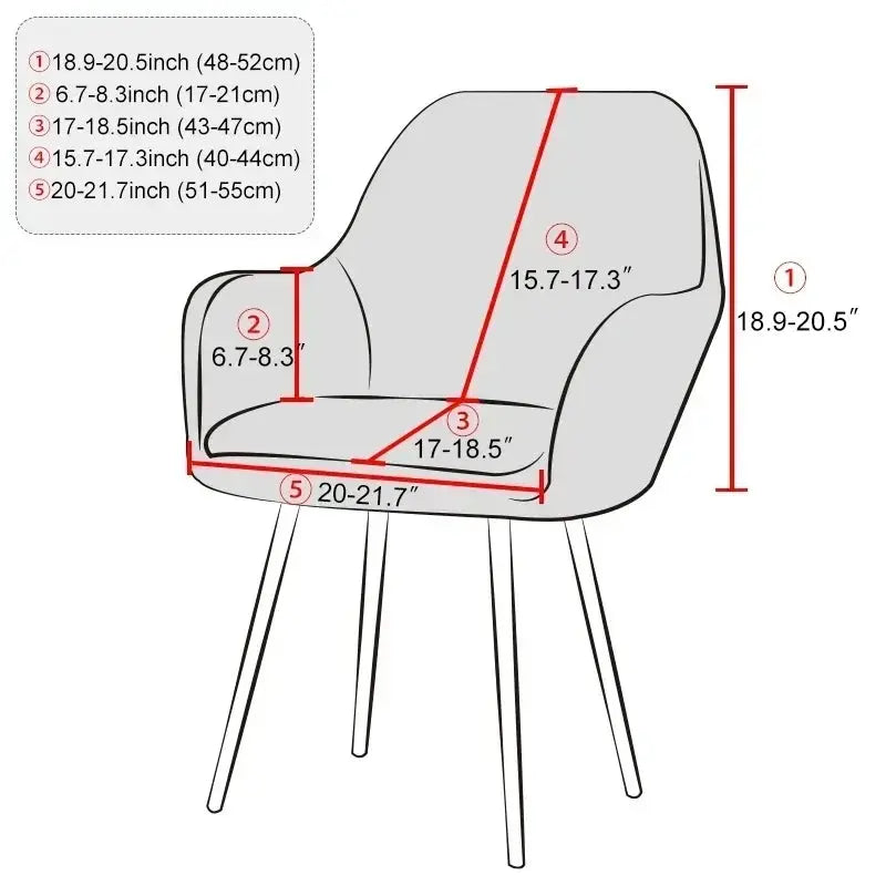 Housse De Chaise Velours Extensible VELINO Housse de France