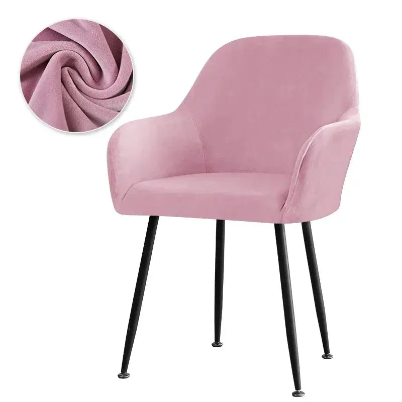 Housse De Chaise Velours Extensible VELINO Housse de France