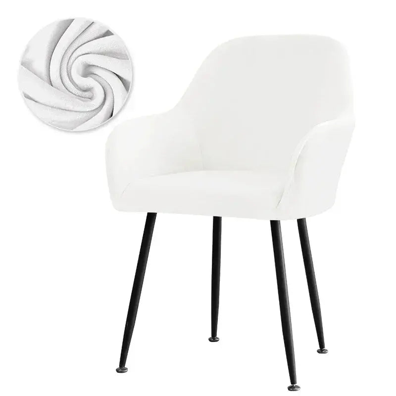 Housse De Chaise Velours Extensible VELINO Housse de France
