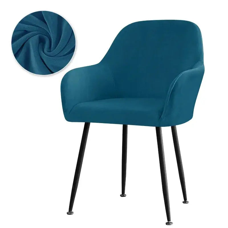 Housse De Chaise Velours Extensible VELINO Housse de France
