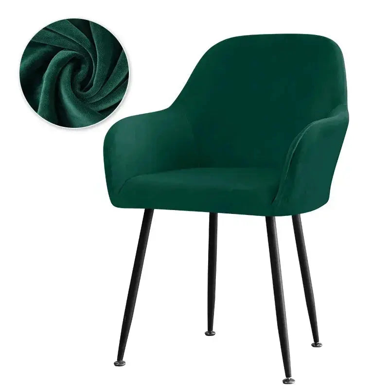 Housse De Chaise Velours Extensible VELINO Housse de France