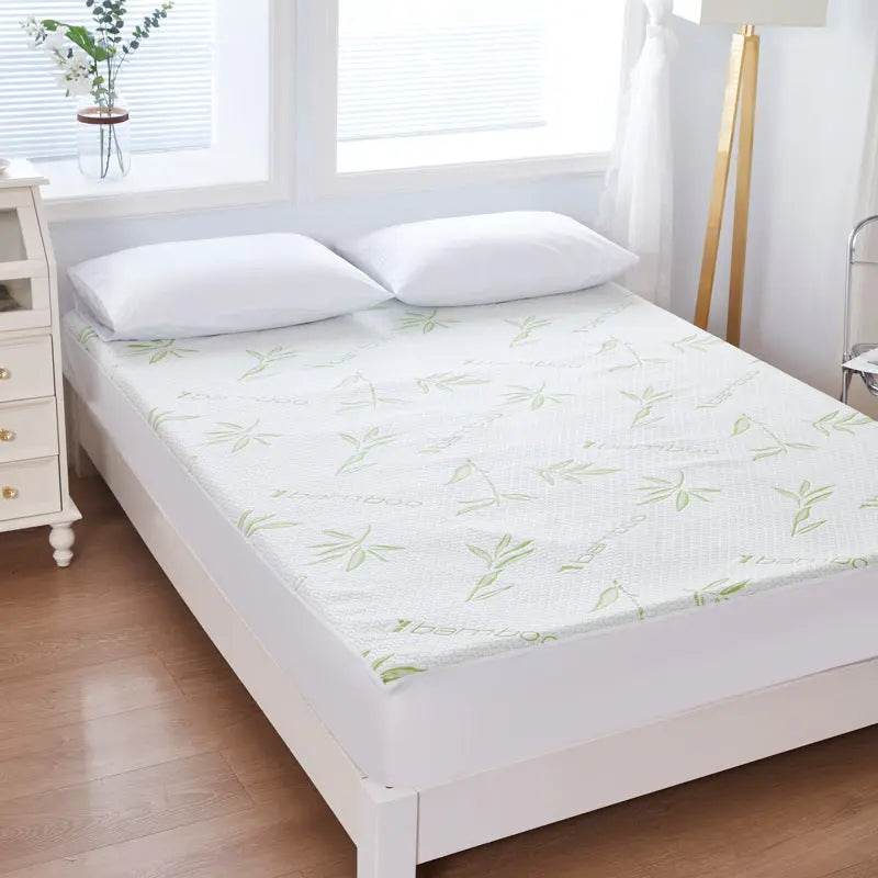 Housse De Matelas Imperméable Bambou JACQUA Bamboo Fiber Jacquard-150cmX200cmX30cm