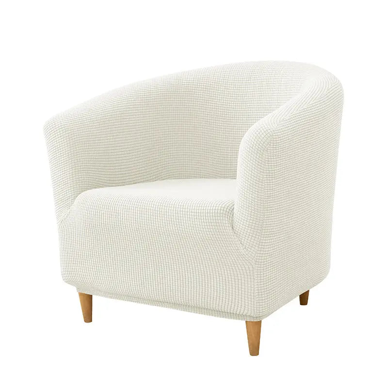 Housse Fauteuil Extensible CORNIA 23 Milky White-30x24x6cm