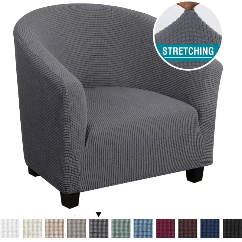 Housse Fauteuil Stretch PINELEX Gray-Card seat sofa