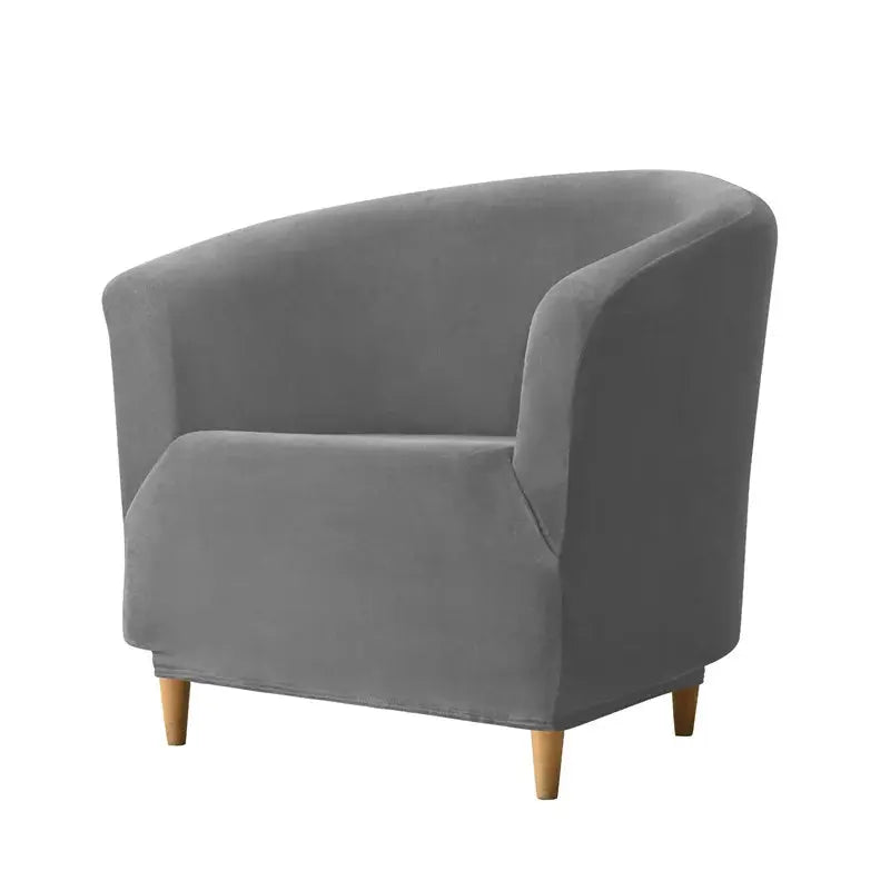 Housse Fauteuil Club Velours Anti-Gliss COVIA Housse de France