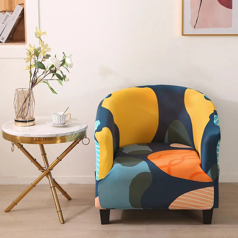 Housse Fauteuil Moderne Sofax Colorful-Semicircle Single 65 90cm