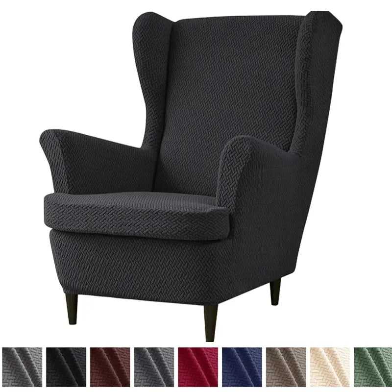 Housse Fauteuil Oreilles Extensible ALVINA Housse de France