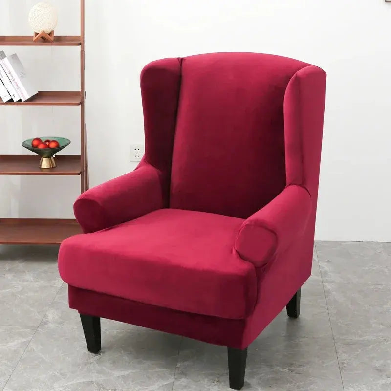 Housse Fauteuil Oreilles Velours VELORA Housse de France
