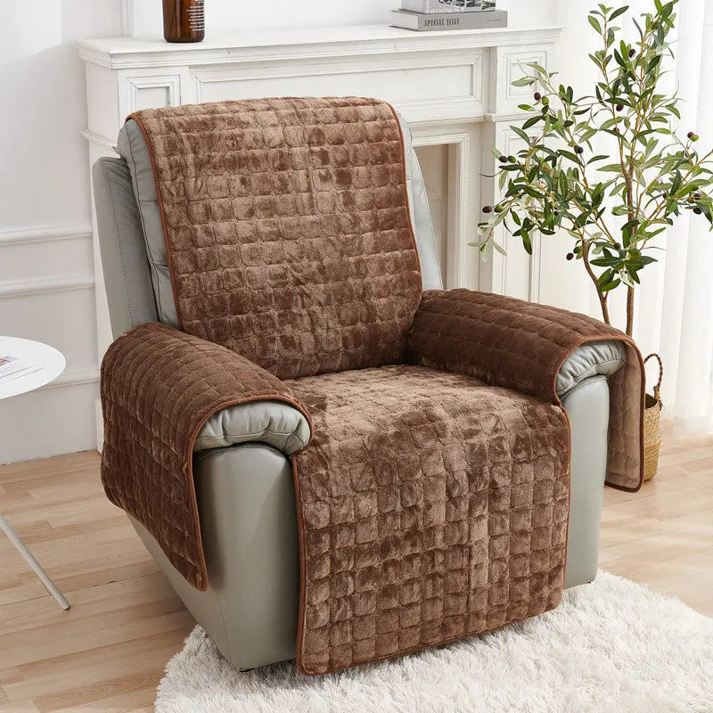 Housse Fauteuil Relax Douceur MIKA Coffee-116x190CM
