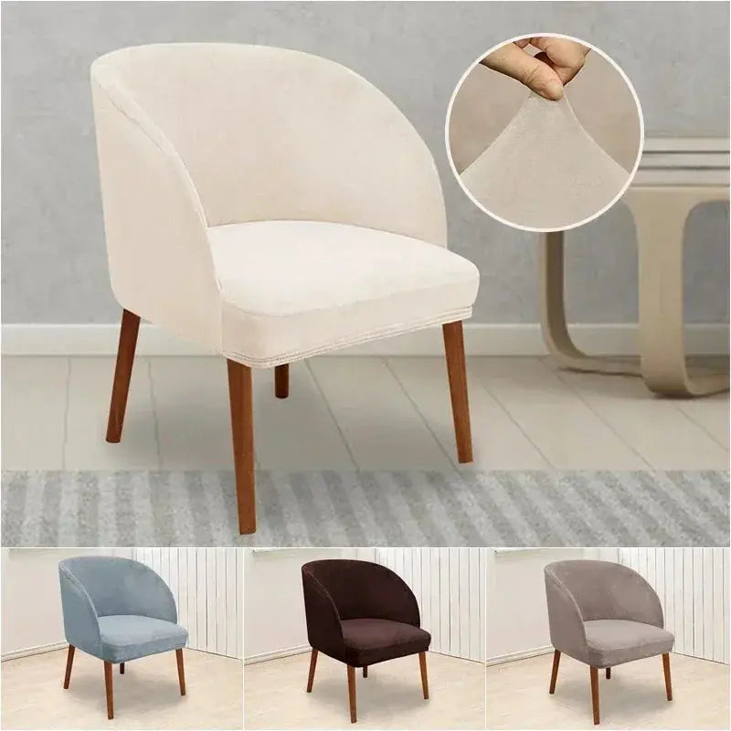 Housse Fauteuil Scandinave Velours AERIS Housse de France